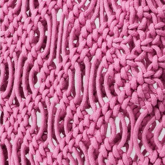 New pink crochet hollow out bag - Picture 9 of 9